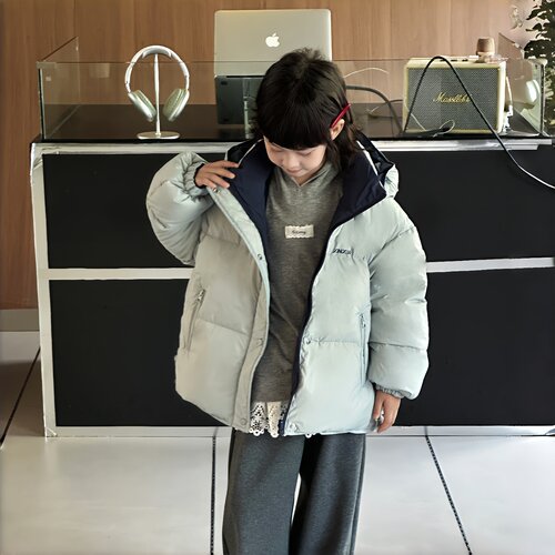 羽绒服白鸭绒保暖加厚男女童新款