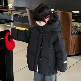 2025新款中小童90白鸭绒童装羽绒服加厚防风保暖女童新款冬装外套