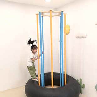 感统训练器材欢乐岛蹦跳长高蹦床轮胎本体感空间行走前庭平衡体能