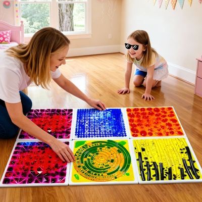 3D液体视觉地垫按摩足底刺激