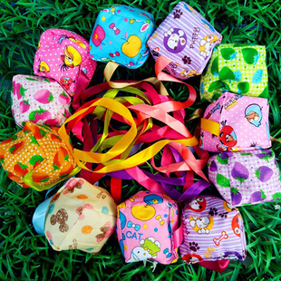 带绳带线小沙包 幼儿园早教儿童投掷游戏沙包沙包球卡通帆布沙包