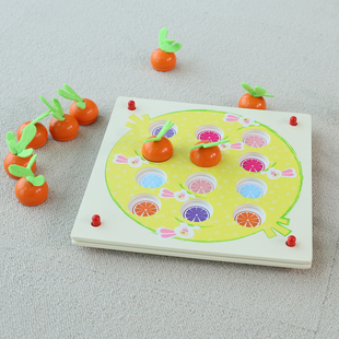 拔萝卜记忆游戏棋锻炼增强老人记忆力训练预防老年痴呆益智力玩具