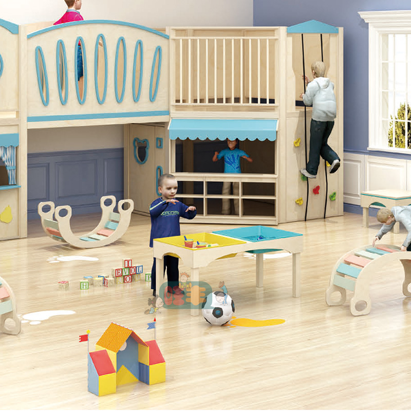 幼儿园早教儿童活动区沙水桌 多功能木制游戏桌 玩沙戏水玩具桌FY