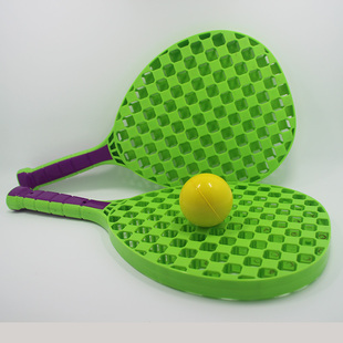 儿童健身球拍 幼儿塑料软体球拍 儿童游戏玩具 健身球拍