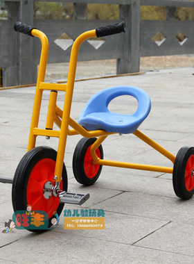 幼儿园儿童三轮车幼儿脚踏车单人