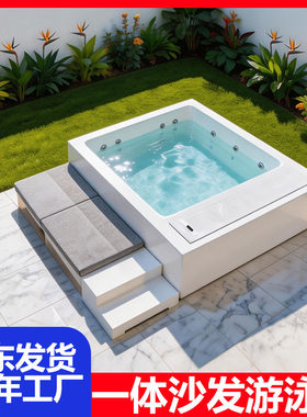 【源头厂家20年】游泳池户外庭院