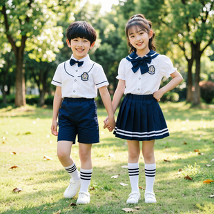 泰式校服男女童jk套装小学生六一儿童演出服合唱服幼儿园毕业典礼