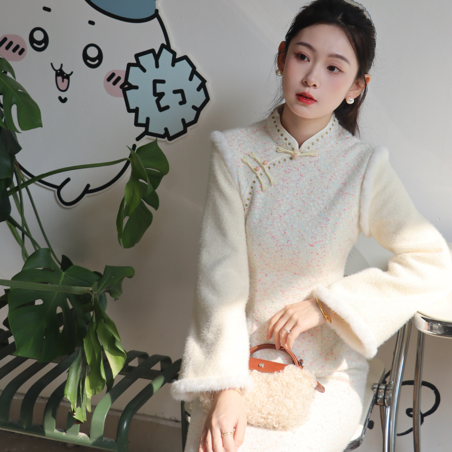 新中式改良旗袍日常可穿优雅