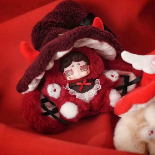 晚安小兔魔女来信毛绒盲盒礼物女