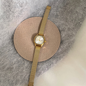 法式 石英小表盘腕表 女款 中古轻奢链条款 手表女士显白高档气质时尚