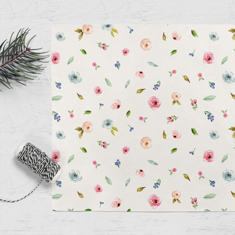 선물 포장지 꽃 테두리 맞춤 장미 꽃 즙이 많은 선인장 꽃 73X57 선물 고화질 코팅지