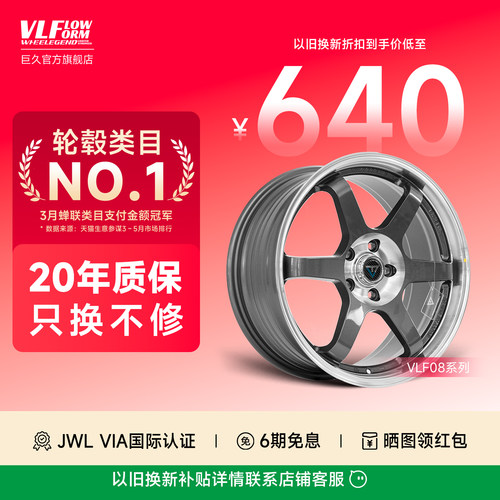巨久18寸TE37改装轮毂适用思域