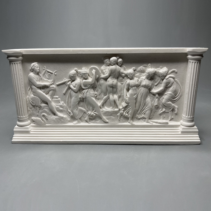 舞蹈的缪斯女神精美立体浮雕石膏像装饰桌面扩香摆件景区民宿礼品