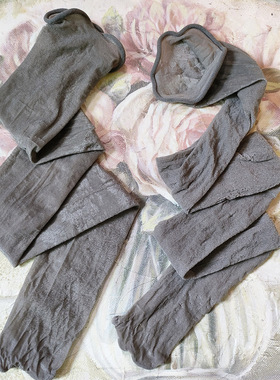 油亮丝滑灰色高筒袜手感超薄滑弹性好长筒袜性感塑形美腿1D大腿袜