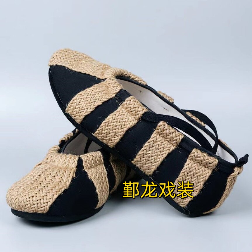 戏剧戏曲古装影视舞台京剧越剧草鞋船夫鞋红军千古情稻草夏鞋服装