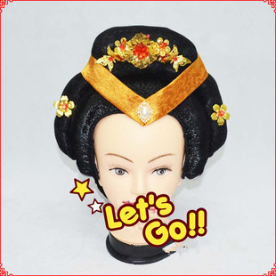 新款戏曲饰古装影视红楼梦越剧黄梅戏老旦夫人头套太君包邮送头饰