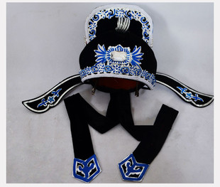 新款戏剧戏曲新品京剧越剧黄梅戏闽剧描漆小生帽解元巾才子解元帽