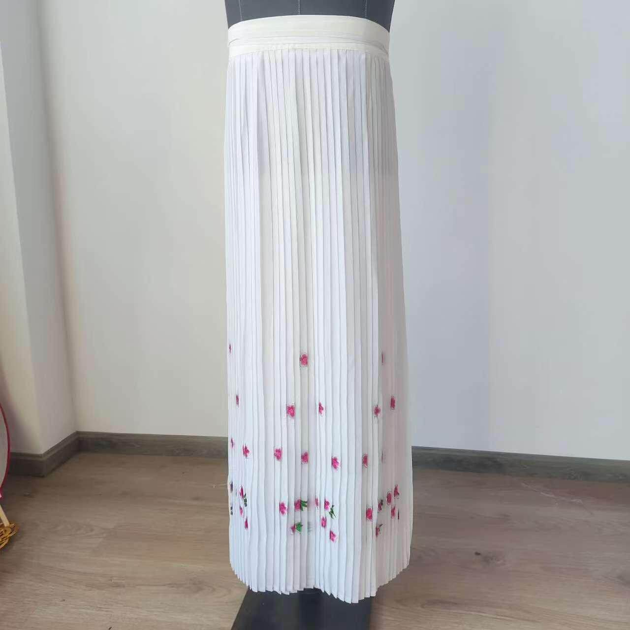古装越剧京剧戏剧黄梅戏服装戏曲用品小旦花旦小姐裙子戏裙百褶裙