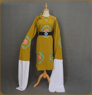 新品戏剧戏曲越剧新款舞台圆领佘太君服装圆领团花老旦夫人戏服装