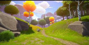 精品风格 卡通风 化 高评分 梦幻唯美森林第三期 渲染场景 虚幻UE5