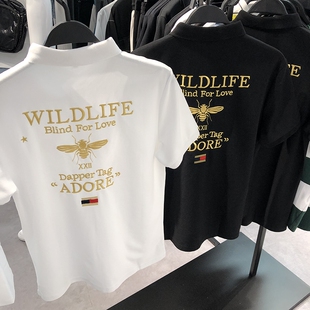 polo衫男士夏季短袖T恤重磅刺绣纯棉商务休闲修身轻奢高级感保罗