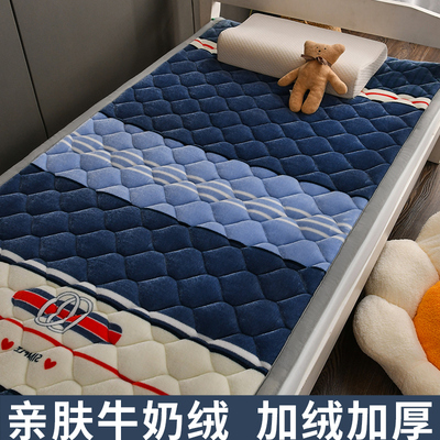 宿舍单人专用牛奶绒床盖