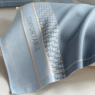 高档纯棉纱布枕巾一对加厚100全棉枕头巾男士防头油枕垫盖巾垫巾.