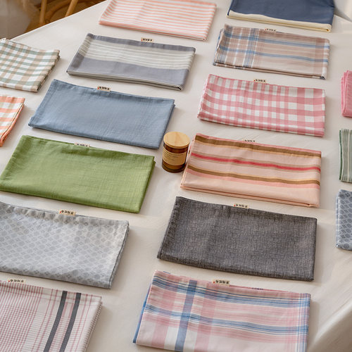 100纯棉老粗布枕套一对装