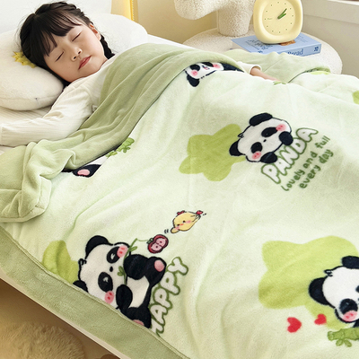 A类儿童双层加厚保暖毛毯