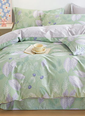 纯棉被套单件100全棉单独被罩单人150x200x230双人220x240单新款.