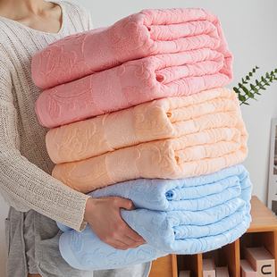 上海老牌纯棉老式毛巾被成人夏季薄款100%全棉怀旧盖毯毯子床上用