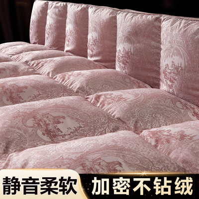 高端加密羽绒被壳自充绒