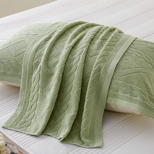 全棉纯棉老式毛圈款枕巾