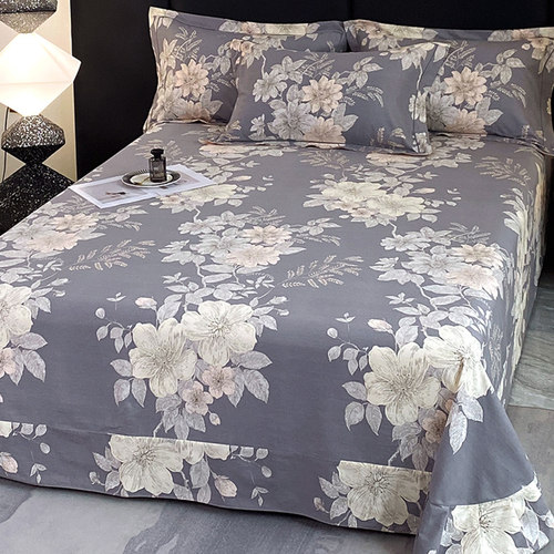 全棉加厚磨毛圆角床单