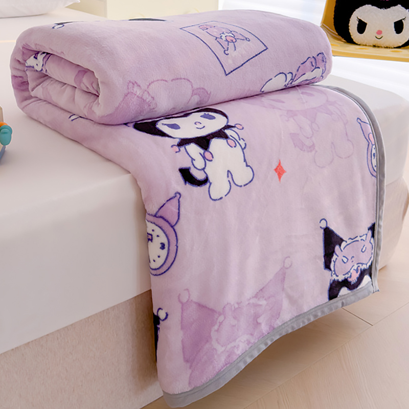 A类母婴级双面加厚牛奶绒毯