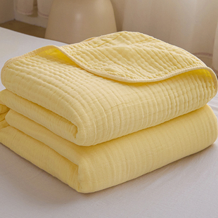 夏季 纯棉空调毯小被子夏凉毯 全棉六层纱布毛巾被儿童午睡盖毯薄款