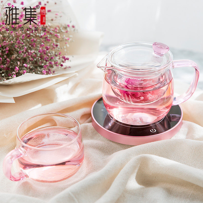 雅集玻璃花茶壶带过滤加热保温套装耐热高温女泡茶茶具家用恒温宝怎么看?