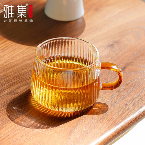 雅集茶具影品配件锤纹带把手