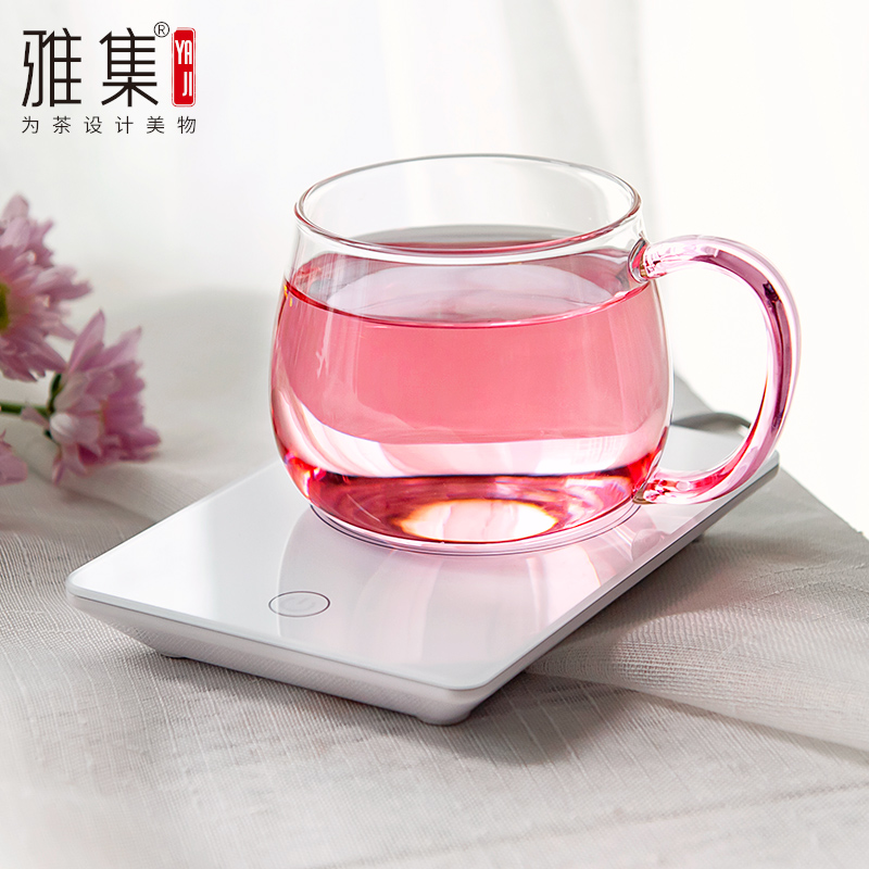 雅集暖见触控保温底座恒智能温宝加热杯垫电热牛奶垫55℃保温杯垫