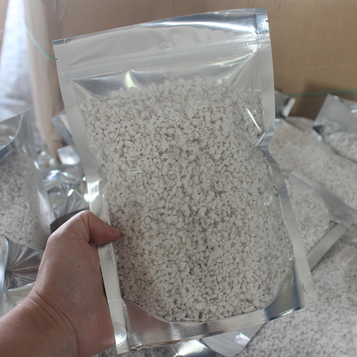 园艺除粉末精品珍珠岩1L装 花土介质配土颗粒透气透水平衡土壤