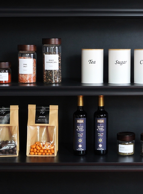 样板间厨房调料罐收纳套装摆件