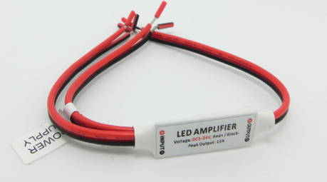 【摩根】恒压LED灯带灯条单路72W PWM信号放大器 5V/12V/24V通用