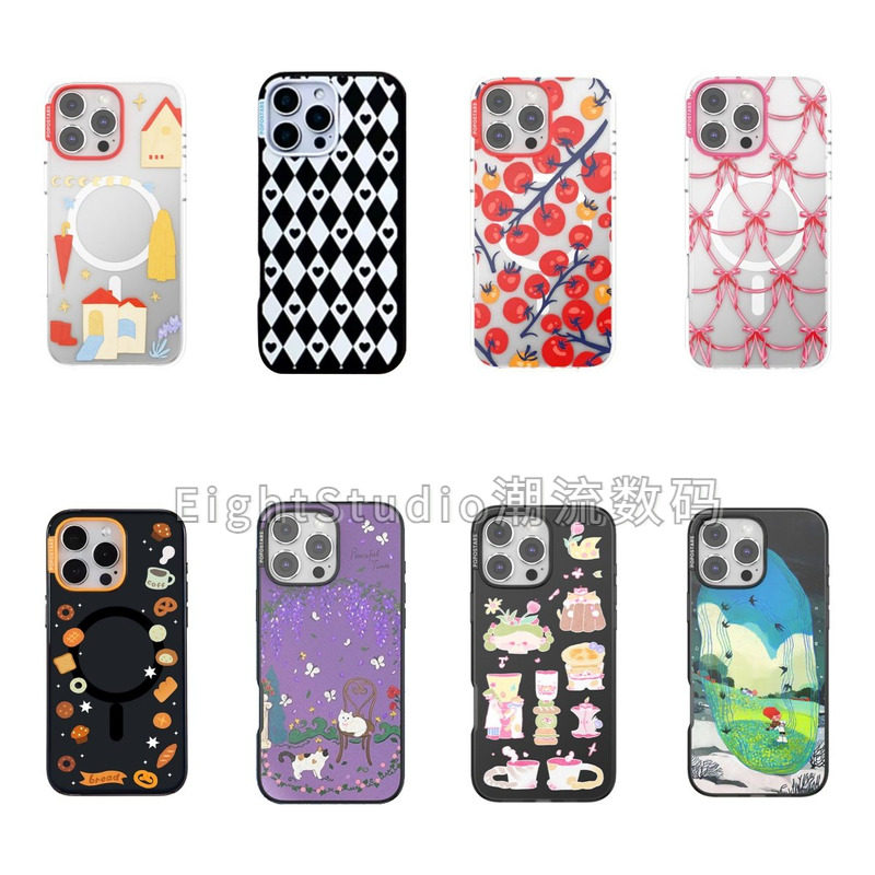 【新品-PPS高版-强磁吸手机壳】透明轻薄高级感潮牌适用于iphone16promax苹果15Pro/14/13/12手机壳