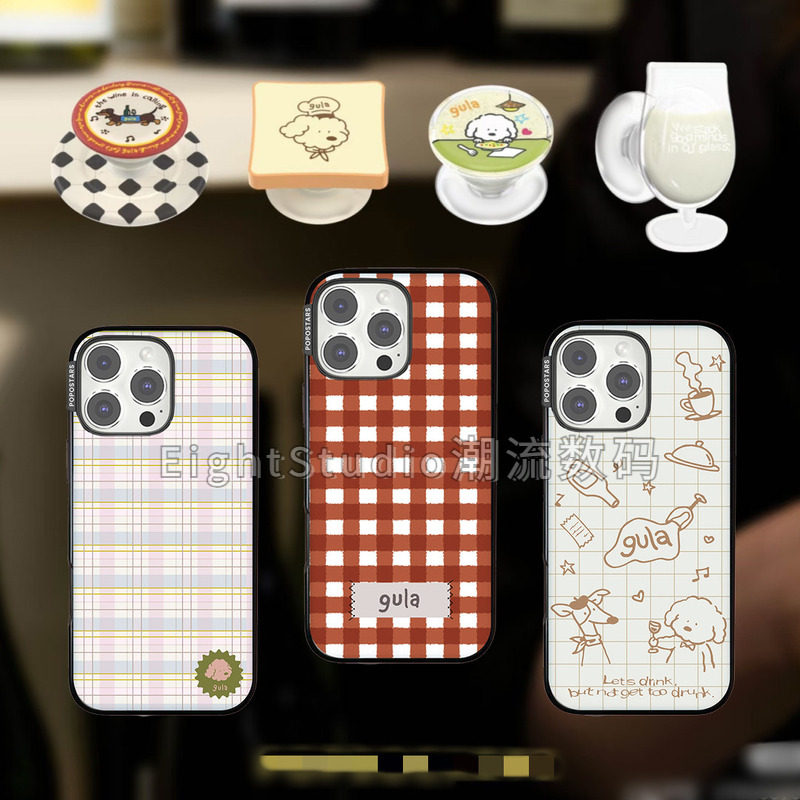【上菜了泡泡骚强磁吸手机壳】秋冬gula上菜小酒馆吐司面包气泡酒