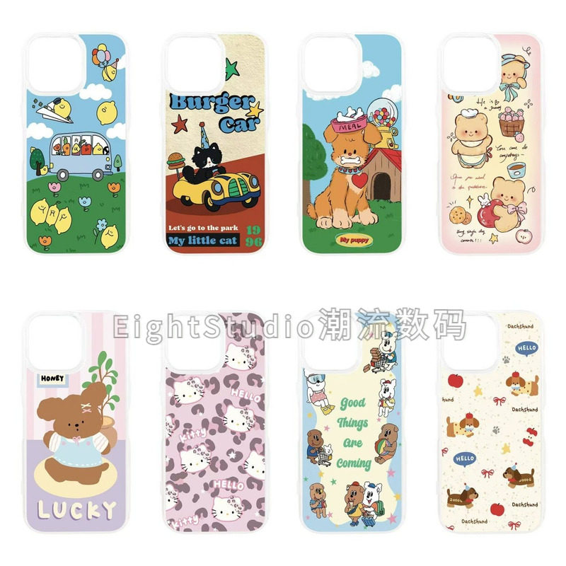 【适用于YQ/oy-可替换磁吸背板】真液态波漾硅胶边框通用手机壳磁吸适用于iphone16promax苹果17Pro1514