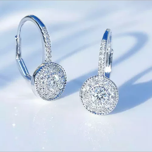 Fashion Luxury Hoops Dangle Earrings for Women with