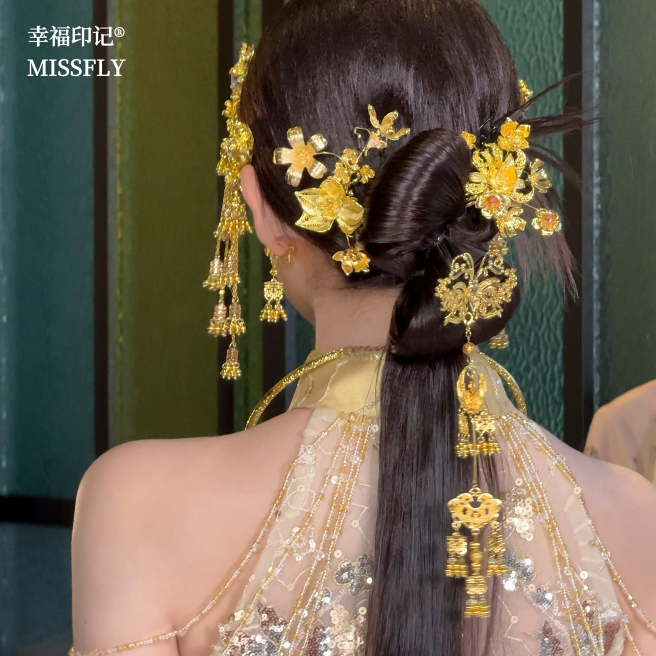 金色流苏发夹精致轻奢刘海夹小众设计头饰发饰新娘新款夹子女古风,饰品/流行首饰/时尚饰品新,发饰,淘宝优惠券,粉丝福利购,淘宝优惠卷