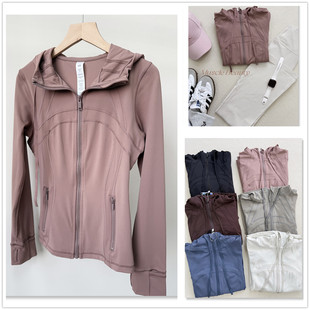 女士运动瑜伽健身日常户外连帽拉链开衫 无标 外套 lulu同款 6色