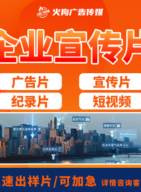 短视频年会企业宣传片拍摄剪辑AE片头MG动画代做制作淘宝产品主图