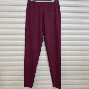 德绒含蚕丝高腰薄绒秋裤 秋冬线裤 衬裤 修身 打底裤 稻草人女士保暖裤